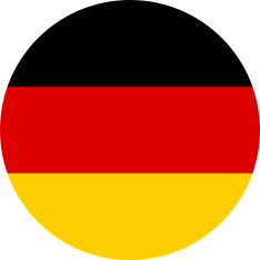 German flag SHINING 3D Stuttgart office