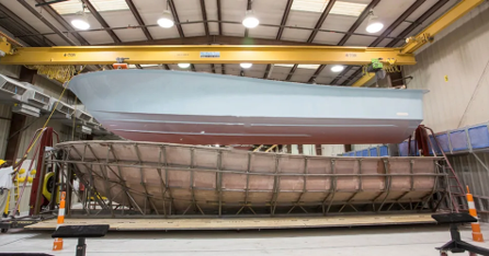 mold of a boat