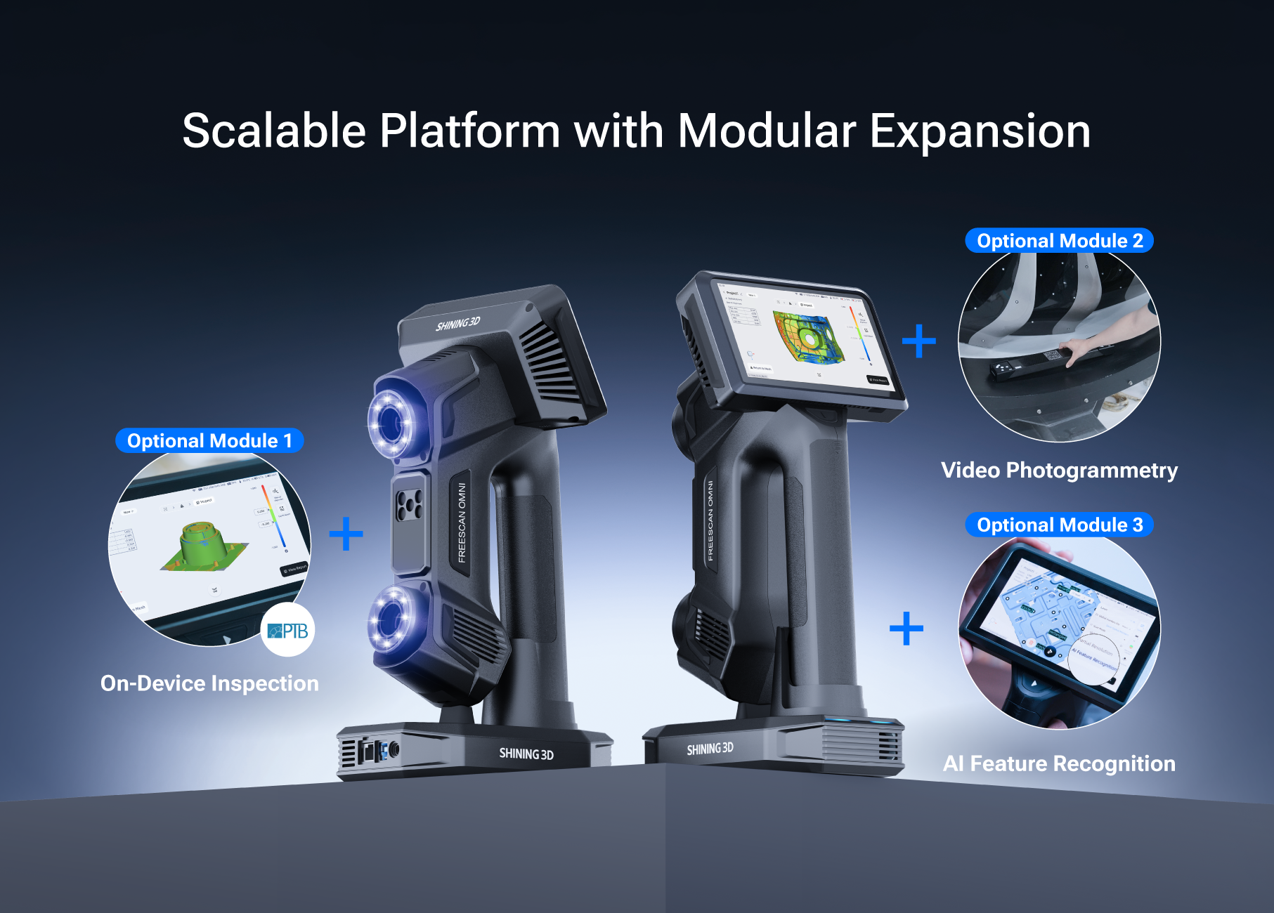 FreeScan Omni Series: Scalabe Platform with Modular Expansion